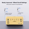 HOMVILLA Alarm Clock, Mains Powered Alarm Clock with Adapter -