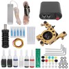 Professional Tattoo Machine Kit Tattoo Power Supply 10 Wraps Complete