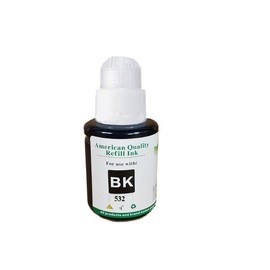 Vivid Colors VC Ink Refill Bottle Replacement for 532 T532 Refill for ET-M1100 ET-M1120 ET-M1170 ET-M2170 ET-M3170 ET-M3180 ST-M1000 ST-M3000 Printer (Black, 2-Pack)