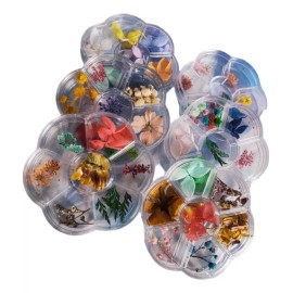 KFMX Naturaleza Muerta Decoración De Uñas Flores Hojas Para Uñas