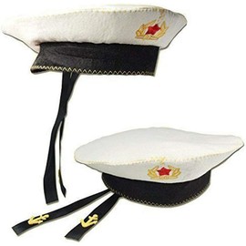 GMMH Sauna Hat Wool Felt (1550 Sailor) Felt Sauna Cap for Men and Women Felt Cap for Sauna