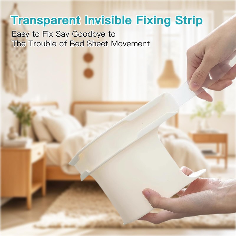 JJIW Bed sheet fastener, bed sheet holder with closure straps,