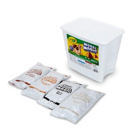 Crayola Model Magic Naturals, 4 Packs (8oz ea), Bulk Modeling Clay Alternative, Craft Supplies for Classrooms, 2 lb. Bucket