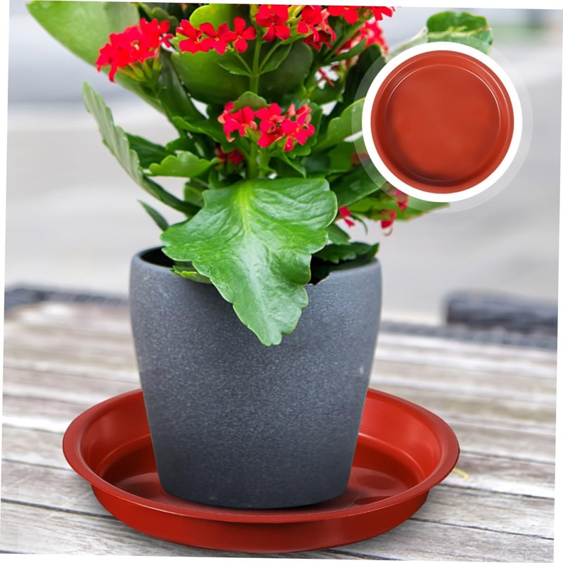 Kisangel 10pcs Round Plant Saucer Drip Trays for Potted Plants