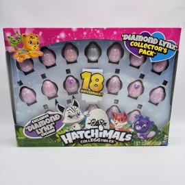 Spin Master Hatchimals Colleggtibles Diamond Lynx Collectors 18 Pack Figures Box Wear New