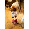 Petface Claus the Bauble, Latex Christmas Dog Toy with Built-In