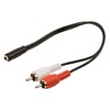 Goobay 33751-GB 0.2m 3.5mm Stereo Jack to 2x RCA Plug