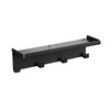 WENKO Ima Magnetic Hook Rack with Shelf, Metal with 4