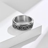 Anxiety ring Knot Spinner Ring for Men Women fidget ring