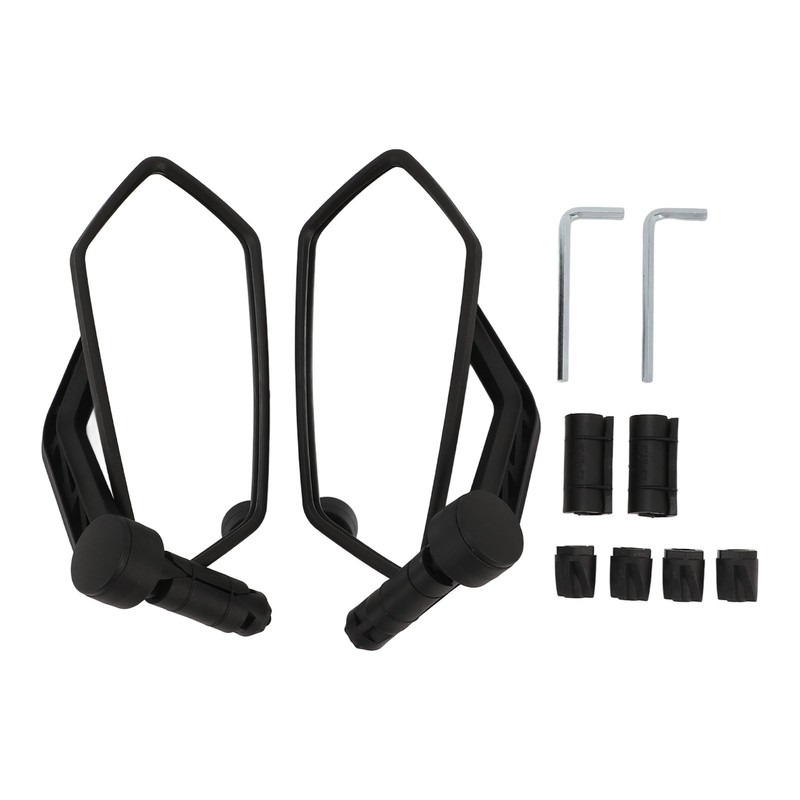Handlebar Bike Mirror Anti Shaking ABS 360° Rotatable Electric Bike