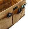Tool Pouch, Heavy Duty 16oz Waxed Canvas Tool Bag, Rectangle