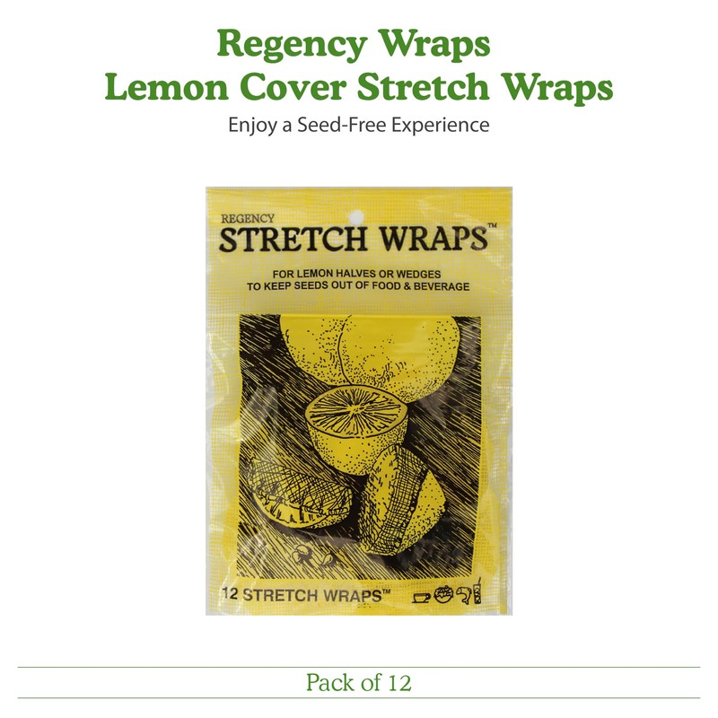 Regency Wraps Stretch Wraps, Lemon Wedge Bag, The Real Woven