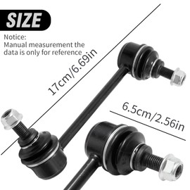 ZUDKSUY 2PCS MK90716 Rear Sway Bar Links Stabilizer Bar Links, Replacement for Pilot 2003-2008, Replacement for Acura MDX 2001-2006