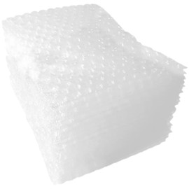 Operitacx Pack of 100 Bubble Bags, Transparent Bubble Bags, Padded Packaging Bags, Blow Out, Shockproof Foam Wrap Bags, Mailing Bags, Made of Poly- Small Bubbles LDPE Padded