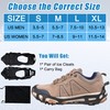 Ice Cleats Snow Traction Cleats Crampons for Boots Shoes, 24