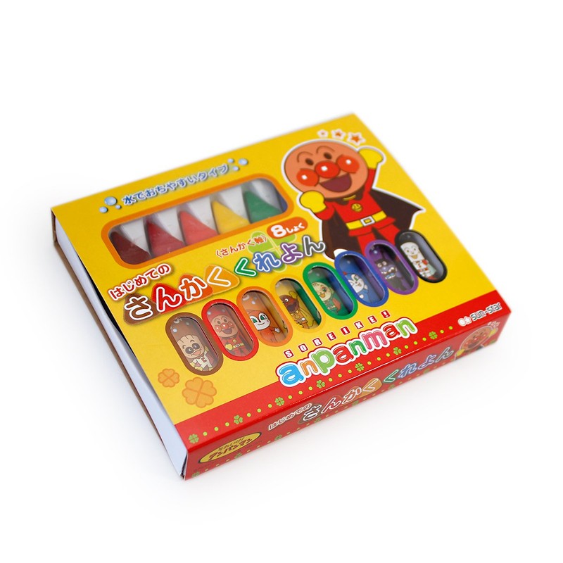 Sunstar Stationery Anpanman 1900010A My First Time Kakuyoko (8 Colors)