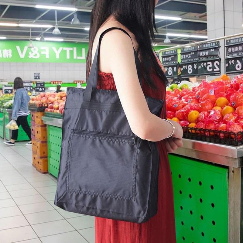 BOCAIDHK Eco Bag, Lightweight, Foldable, Shopping Bag, Large Capacity, Storage,