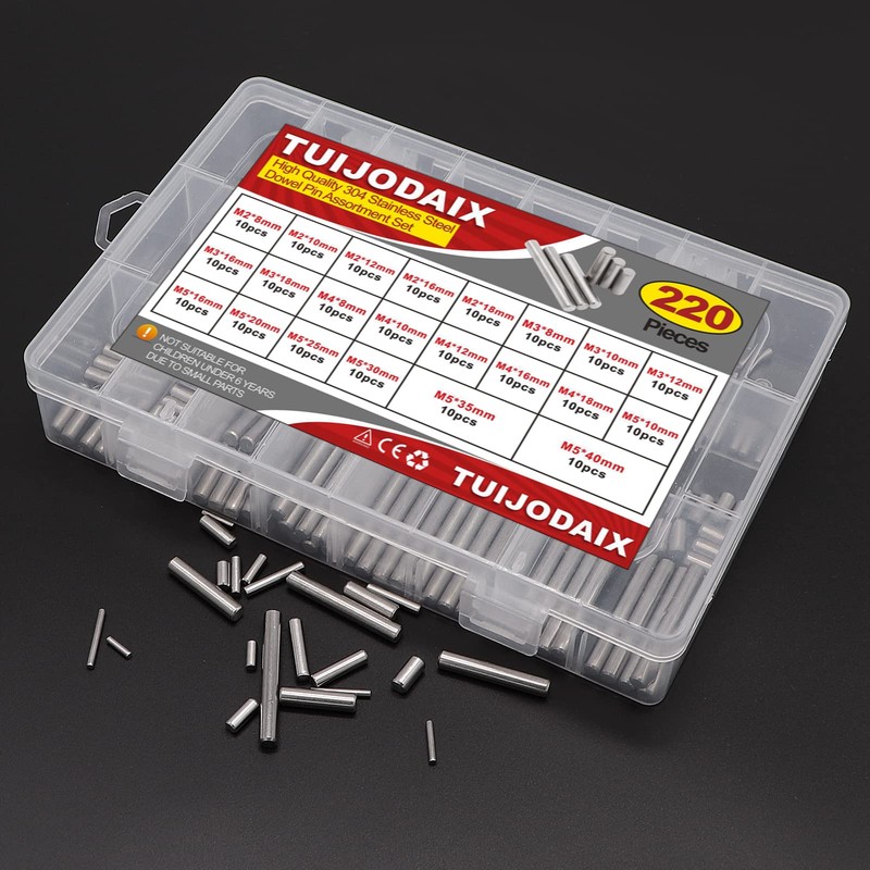220Pcs 22 Kinds M2 M3 M4 M5 304 Stainless Steel
