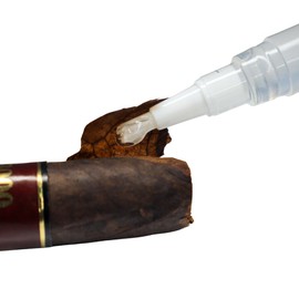 Purple Rose Supply Cigar Repair Glue and Crack Sealer - Easily Repair Damaged Cigar Wrappers - Pen with Brush Applicator - Natural Plant Cellulose - 4ml Glue Stick