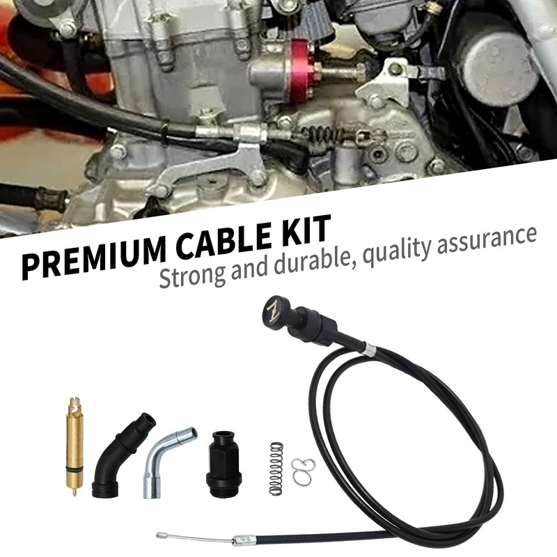 Vkinman 17950-HN0-A12 Carburetor Choke Cable and Starter Valve Plunger Kit