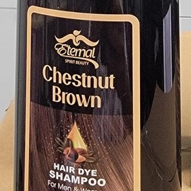 Eternal Spirit Beauty HAIR  DYE SHAMPOO 100% GRAY COVERAGE WITH ARGAN OIL INFUSED - Color: CHESNUT BROWN