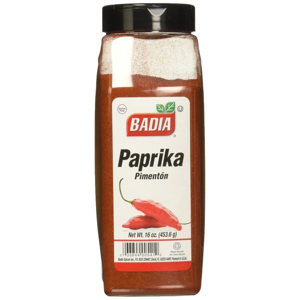 Badia Paprika, 16 Oz, 1 Pound (Pack of 1) (BA117)
