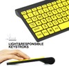 FONICER Full Size Large Print 2.4g Wireless Keyboard and Mouse
