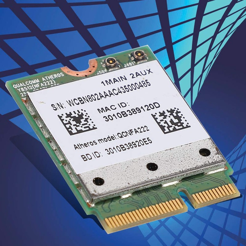 ASHATA Qualcomm Atheros WiFi Card Dual Band 802.11abgn with Bluetooth