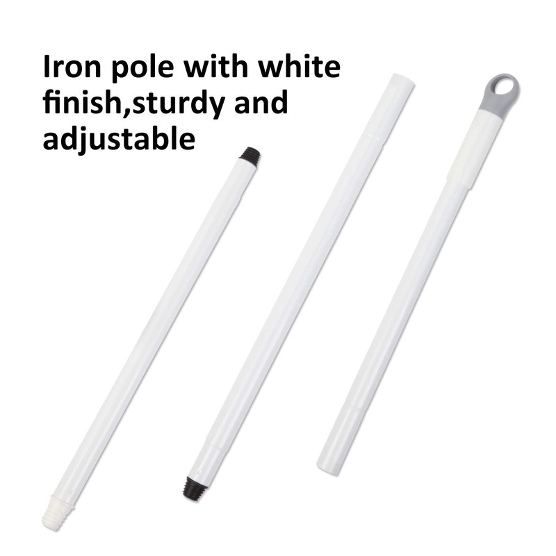BOOMJOY Floor Scrub Brush with Long Handle, 2 in 1