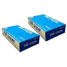 Durable Packaging 10"x10.75" Dry Waxed Deli Paper Pop-Up Sheets - Delicatessen Food Wrap 2 x 500PK (pack of 1000)