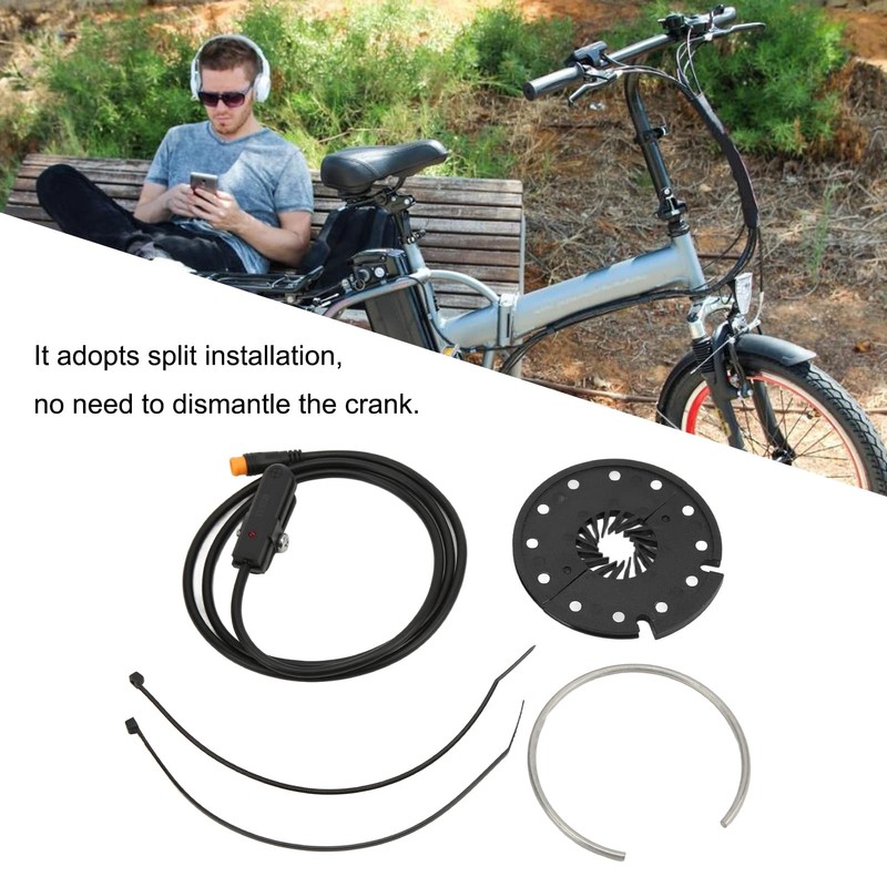 TOPINCN Bicycle Power Pedal Assist Sensor, KT‑D12R Universal Right Sensitive
