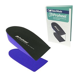 Talarmade ProHeel Orthotic Robust EVA Cup Insole Foot Heel Lift Elevator Aid - Size (XS C9.5 - UK1.5) Medium Density 12mm Degree Lift