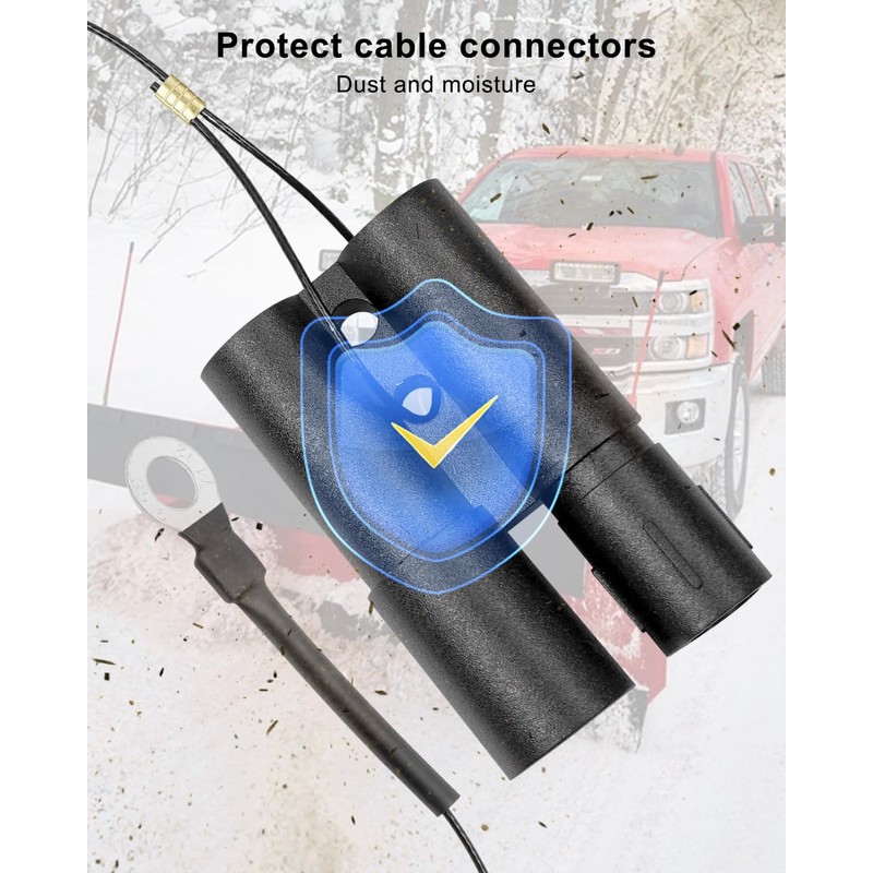 Qnbes Dust Cap Plugs Compatible with Boss Snow Plow Cables