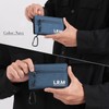 Naru Bi-Fold Wallet, Middle Wallet, Men's and Women's, With Carabiner,