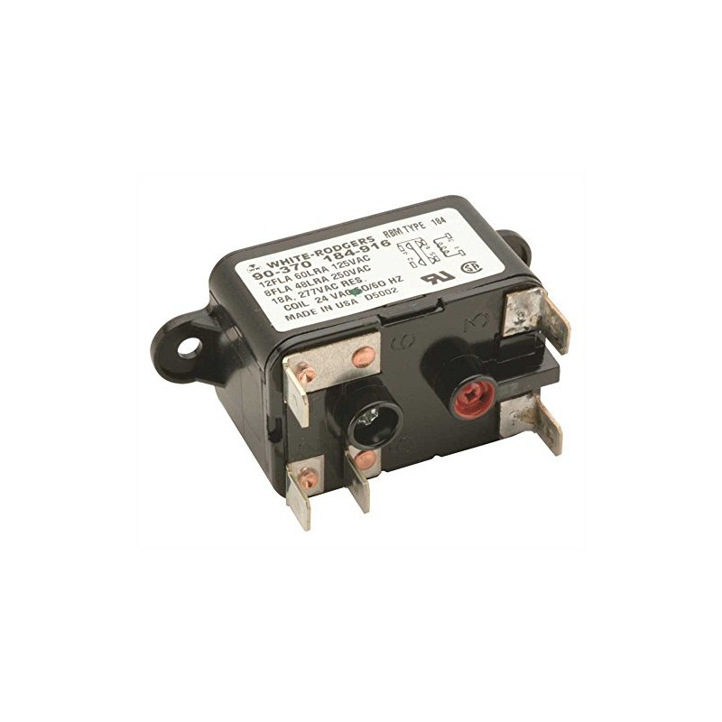 White Rodgers 90-370 Fan Relay Rbm Type 184 Heavy-duty Enclosed