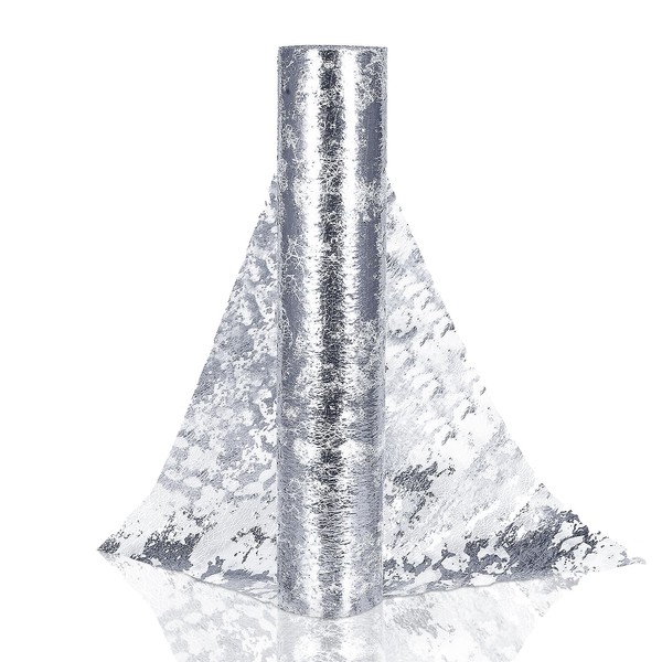 Table Runner Shiny Silver (28 cm x 10 m), Table