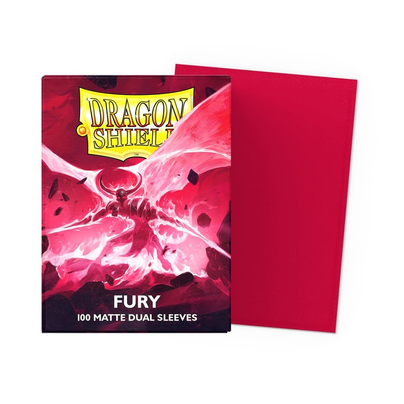 Dragon Shield Matte Dual Sleeves Standard Size Fury 100 pieces