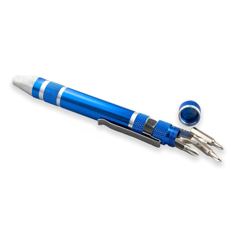 8 in 1 Screwdriver, Black Multitool Pocket Pen Screwdriver Portable