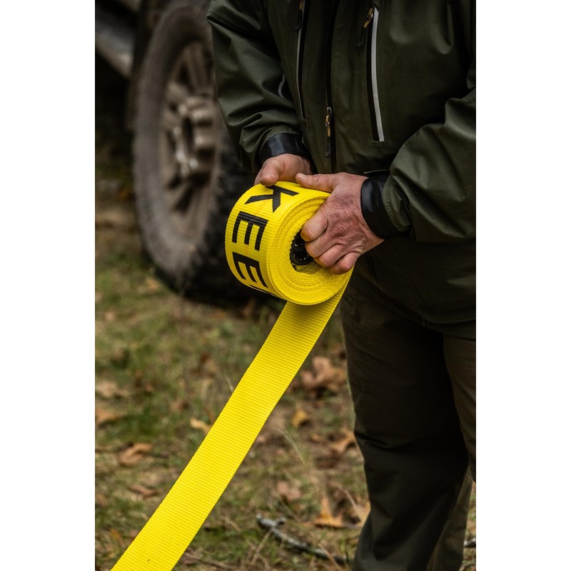 Keeper Tow Straps Heavy Duty with Loops - 4" x
