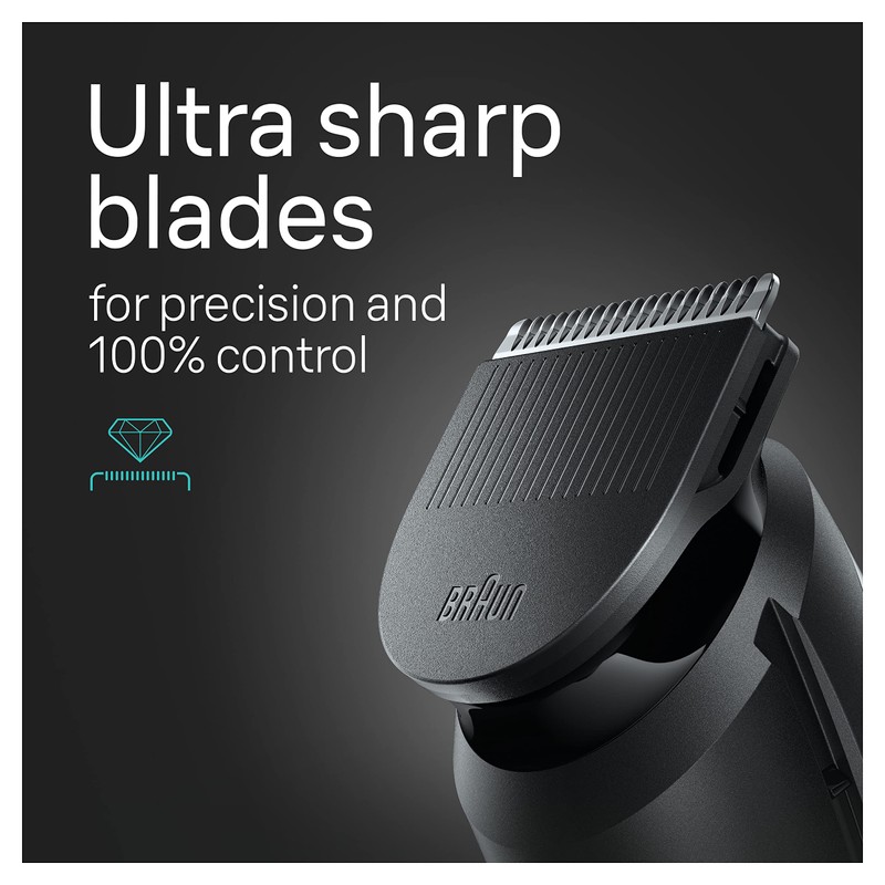 Braun All-in-One Style Kit Series 3 3470, 8-in-1 Trimmer for