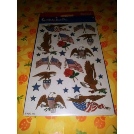 American Greeting tattoos patriotic eagles flags America forever 1 sheet
