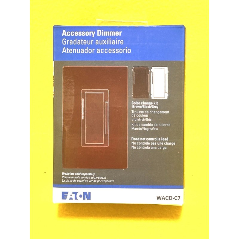 Eaton Smart 3-Way Universal WiFi Dimmer Switch Brown Black or