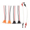 Electric Bike Charging Port Socket with Waterproof Cover Cable Connector