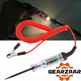 Gearzaar 3-48V Electric Car Fuse Tool Circuit Tester Probe Light Voltage Pen Detector US
