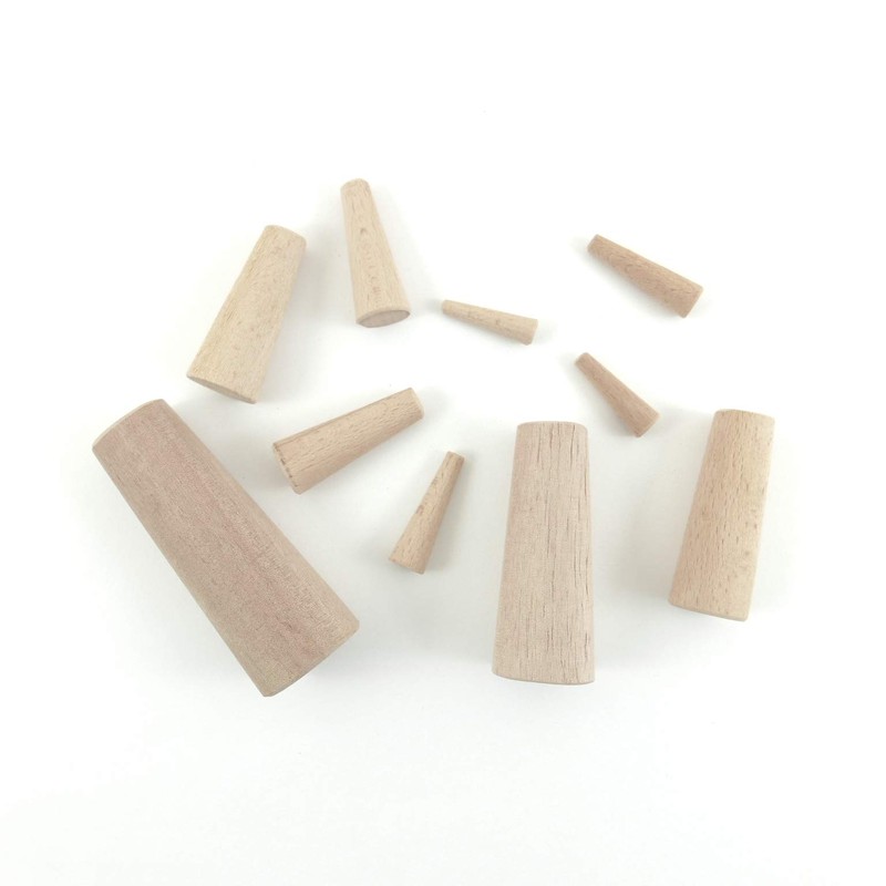 MiDMarine Emergency Conical Thru-Hull Soft Wood Bungs, Set of 10