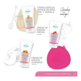 Crema Esp. Manos De Seda Miel Vainilla Shelo Nabel 60ml. 1pz