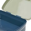 LÄSSIG Children's Lunch Box with Removable Dividers, BPA-Free / Happy