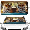 Tiger Car Windshield Sun Shade Foldable Sunshade Front Window Cover