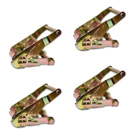 Strapworks 2 Inch Metal Ratchet Buckles - Industrial Grade Metals To Create Heavy Duty Ratchet Straps - 4 Pack