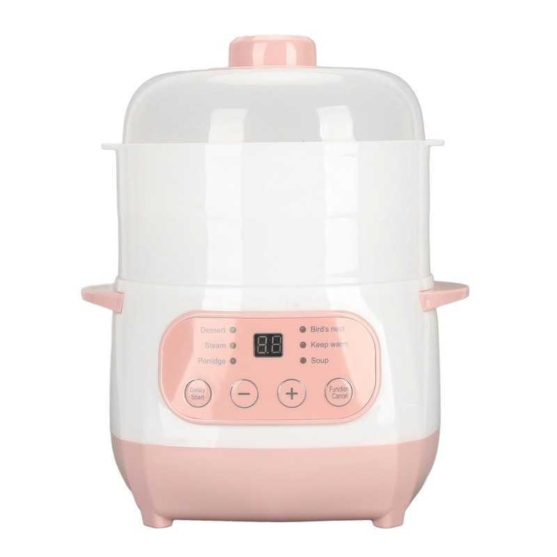 lvifloae Electric Stew Pot Appointment Timing Smart Prevent Dry Burning